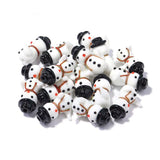 Christmas Santa Claus Snowman Lampwork Beads Charm DIY Bracelets Pendant