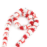Christmas Santa Claus Snowman Lampwork Beads Charm DIY Bracelets Pendant