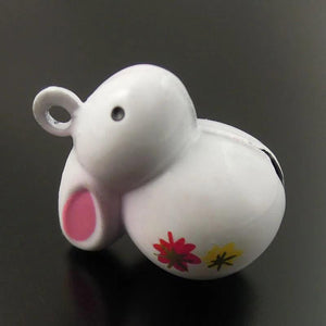 10pcs Jingle Bells Craft Charm Christmas Rabbit Phone Pet Decor