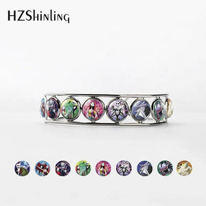 Jack and Sally Stainless Steel Bangle Cuff