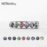 Jack and Sally Stainless Steel Bangle Cuff