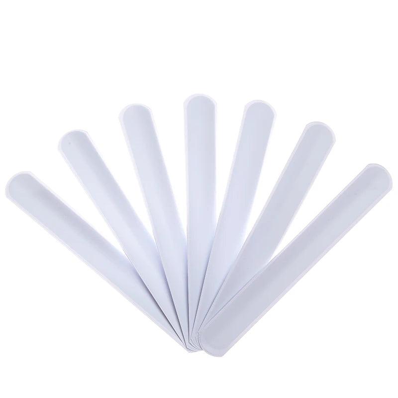 30pcs Christmas Santa Claus Slap Bracelets Xmas Party Decor