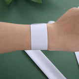30pcs Christmas Santa Claus Slap Bracelets Xmas Party Decor