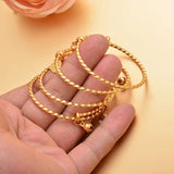 Child Charm Bell Bracelet Bangle Kids Jewelry Christmas Gift