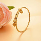 Child Charm Bell Bracelet Bangle Kids Jewelry Christmas Gift