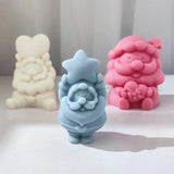 Santa Love Candle Silicone Mold Resin Christmas Crafts DIY Ornament Jewelry