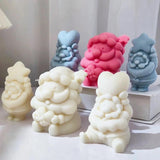 Santa Love Candle Silicone Mold Resin Christmas Crafts DIY Ornament Jewelry