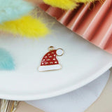 10Pcs Christmas Metal Charms Enamel Pendant for DIY Bracelet Decor
