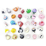 2pcs Animal Cartoon Jingle Bell Charms Necklace Pendant Jewelry Accessories