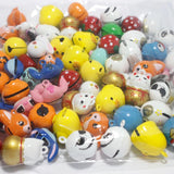 2pcs Animal Cartoon Jingle Bell Charms Necklace Pendant Jewelry Accessories