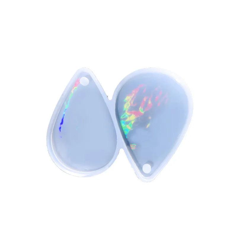 Holographic Laser Silicone Mold for Resin Jewelry