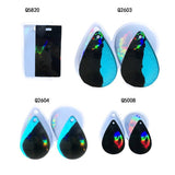 Holographic Laser Silicone Mold for Resin Jewelry
