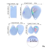 Holographic Laser Silicone Mold for Resin Jewelry