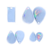 Holographic Laser Silicone Mold for Resin Jewelry