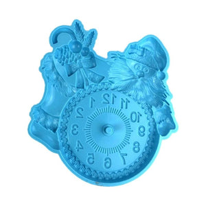 Santa Clocks Silicone Mold for DIY Crafts