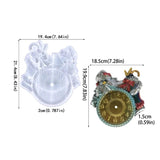 Santa Clocks Silicone Mold for DIY Crafts