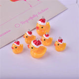 Christmas Duck Charms Pendants for Jewelry Making