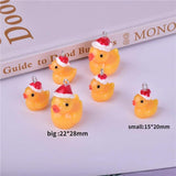 Christmas Duck Charms Pendants for Jewelry Making