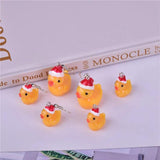 Christmas Duck Charms Pendants for Jewelry Making