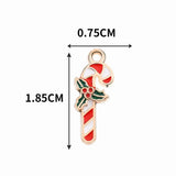 38Pcs Mixed Enamel Charms Xmas Pendants Ornaments Beads for Bracelet Earrings