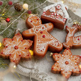 Christmas Tree Decoration Pendant Cookie Man Snowflake Elk Gingerbread Man
