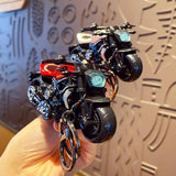 Motorcycle Keychain Bag Pendant Car Key Chain Ring Holder Gift