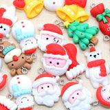 Resin Christmas Jewelry Charms Xmas Decor Pendant D490