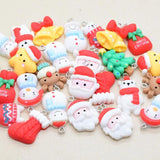 Resin Christmas Jewelry Charms Xmas Decor Pendant D490
