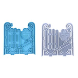 Santa Sled Resin Mold for DIY Crafts Wall Hangings