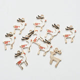 Enamel Christmas Charm Pendant Set for Jewelry Making Xmas Tree Decor