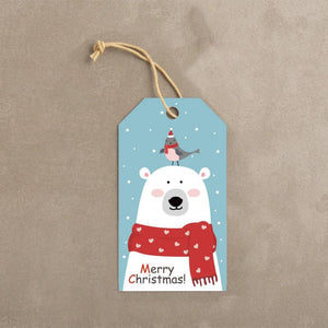 Christmas Greeting Card Hanging Tag for Decoration