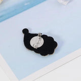 Santa Claus Brooches Pins For Women Kids Felt Alloy Pin Clothing Accessories