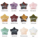 2 PCS Natural Stone Star Shape Crystals Healing Home Decoration Christmas Gift