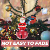 Xmas Tree Bell Pendants Metal Ornament Ornaments