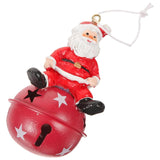 Xmas Tree Bell Pendants Metal Ornament Ornaments