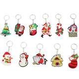 Christmas Santa Keychain Bag Chains Decoration Pendant Accessory