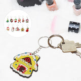 Christmas Santa Keychain Bag Chains Decoration Pendant Accessory