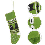 Xmas Hanging Gift Bag Christmas Tree Socks Decor Pendant Candy Stockings