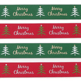 25mm Christmas Printed Grosgrain Ribbons for Gift Wrapping DIY