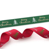 25mm Christmas Printed Grosgrain Ribbons for Gift Wrapping DIY