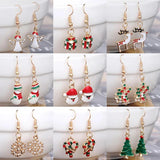 Christmas Earrings Pendant Jewelry Accessories Ear Decoration For Girls Women