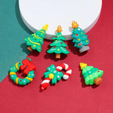 Christmas Cartoon Figures Charms Pendant Resin DIY Jewelry Decor 10pcs/lot