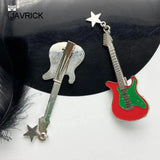 Christmas Guitar Keyring Bag Charm Y2k Pendant Keychains