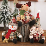 Elk Santa Dolls Christmas Pendant Decorations For Home