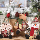 Elk Santa Dolls Christmas Pendant Decorations For Home