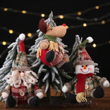 Elk Santa Dolls Christmas Pendant Decorations For Home