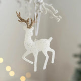 Christmas Tree Glitter Elk Hanging Decor - Christmas Party Ye