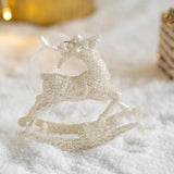 Christmas Tree Glitter Elk Hanging Decor - Christmas Party Ye