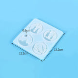 Christmas Epoxy Resin Pendant Silicone Mould