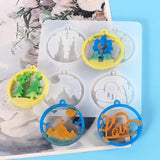 Christmas Epoxy Resin Pendant Silicone Mould
